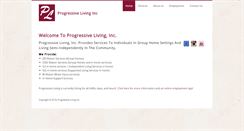 Desktop Screenshot of progressivelivinginc.com